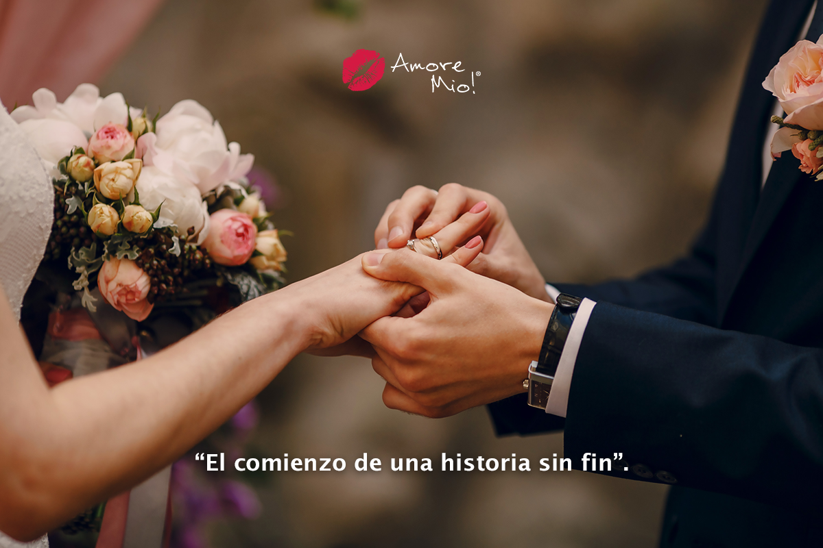 La forma correcta de usar un anillo de bodas.