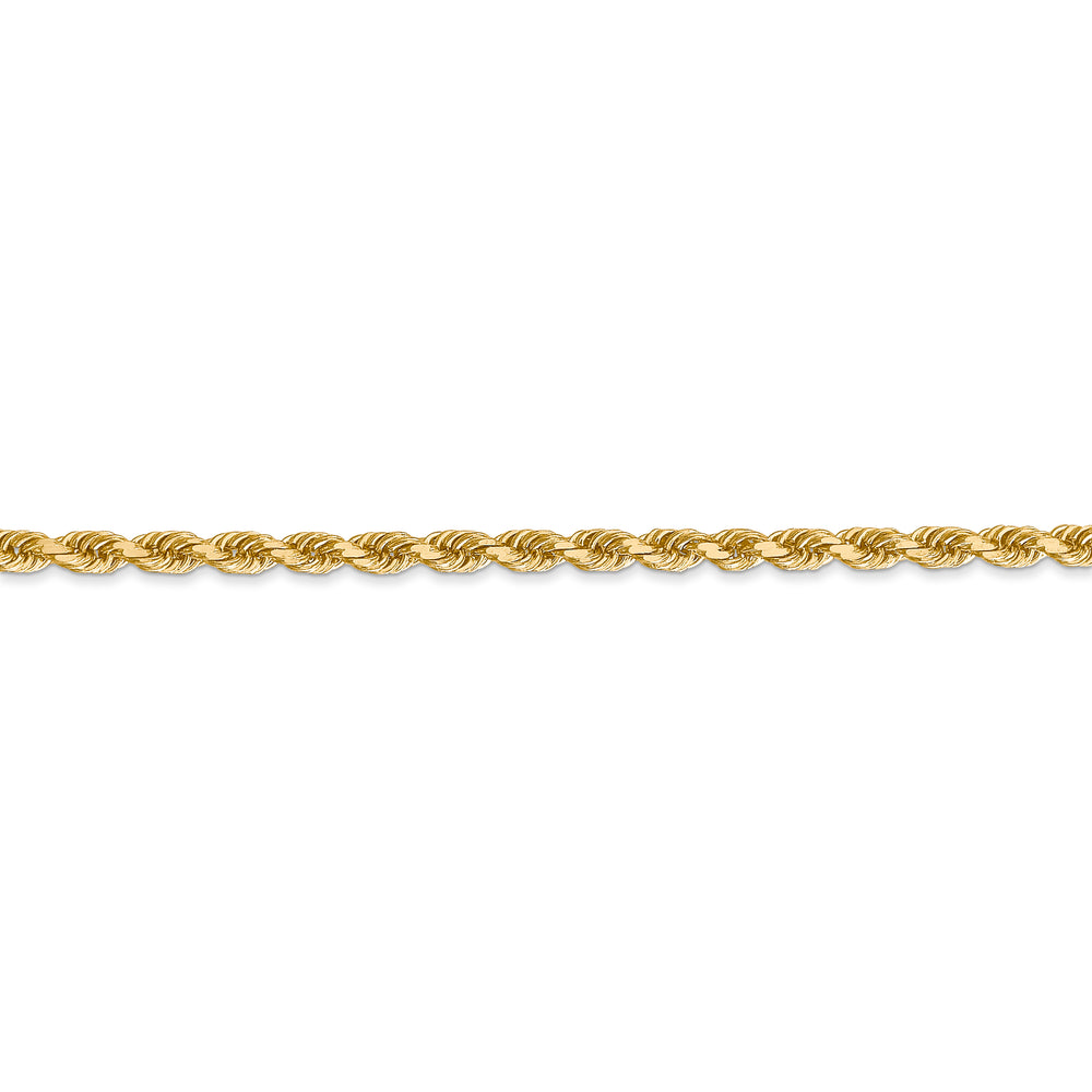 Cuerda D/C de 14 k y 3 mm con cadena con cierre de langosta