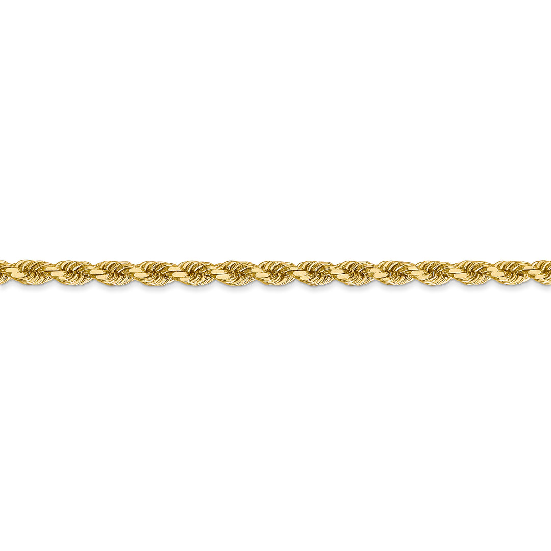 Cuerda D/C de 14k y 3,5 mm con cadena con cierre de langosta