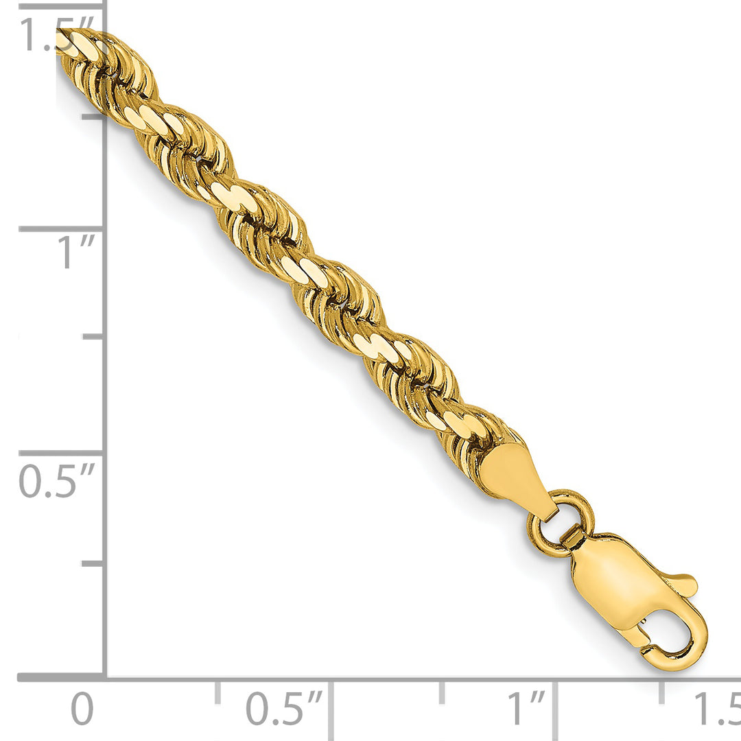 Cuerda D/C de 14 k y 4 mm con cadena con cierre de langosta