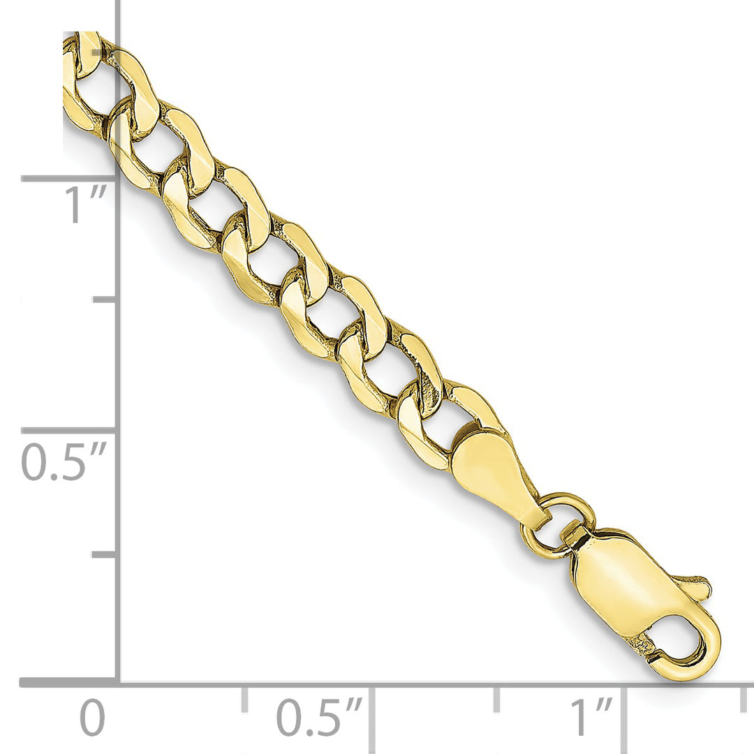 Cadena de eslabones curvos semisólidos de 10 k y 4,3 mm