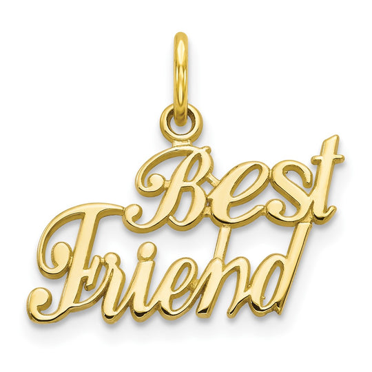 Dije "BEST FRIEND" en Oro de 10k