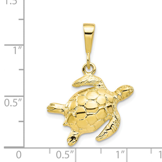 Colgante de Tortuga de 10K