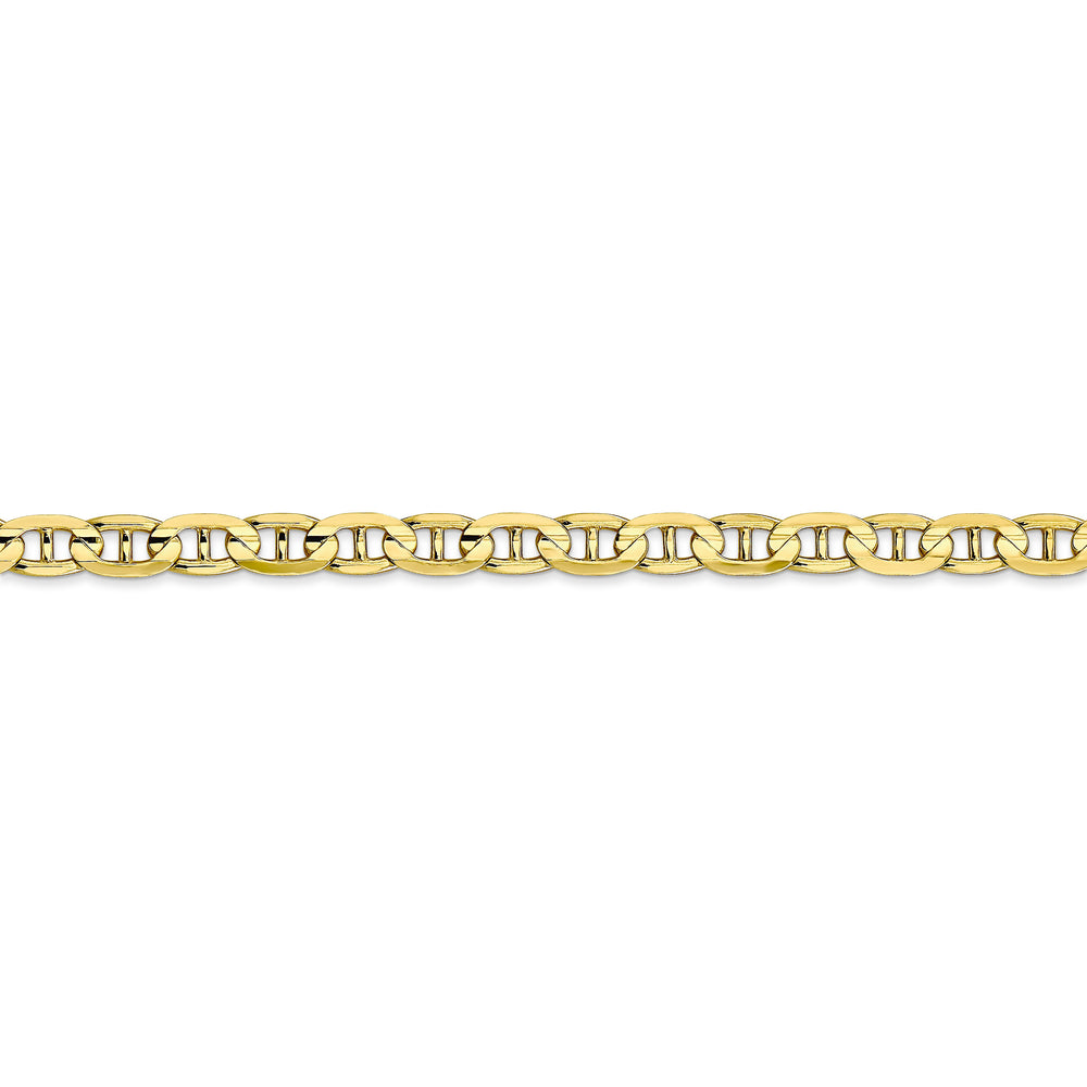 Cadena de Ancla Cóncava de 4.5 mm en Oro Amarillo de 10k