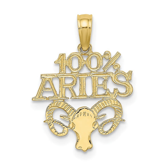 Dije del Zodíaco 100% ARIES de 10K