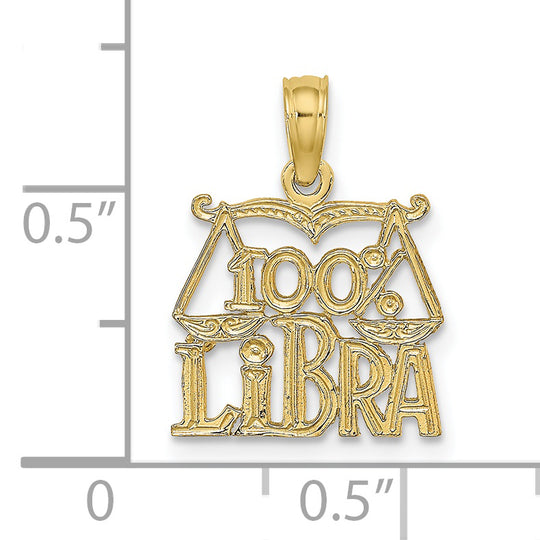 Dije del Zodíaco 100% LIBRA de 10K