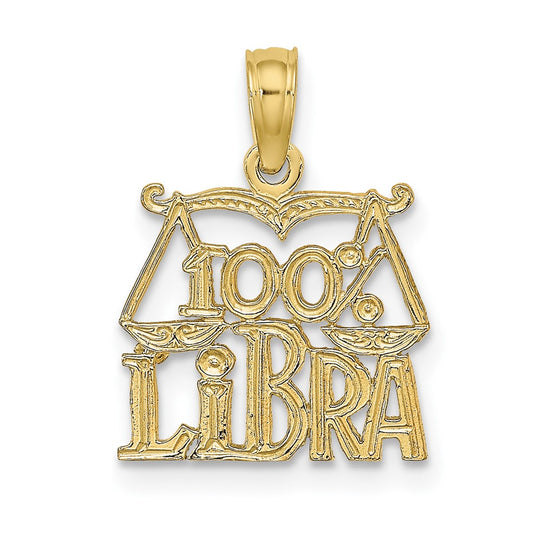 Dije del Zodíaco 100% LIBRA de 10K