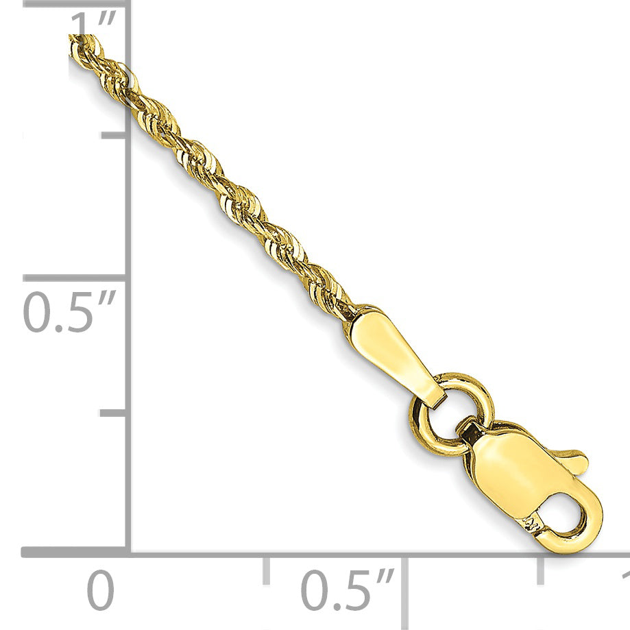 Tobillera de cadena de cuerda D/C extraligera de 10k y 1,5 mm