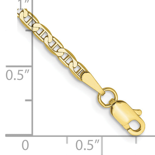 Cadena de ancla plana de 10k y 2,4 mm