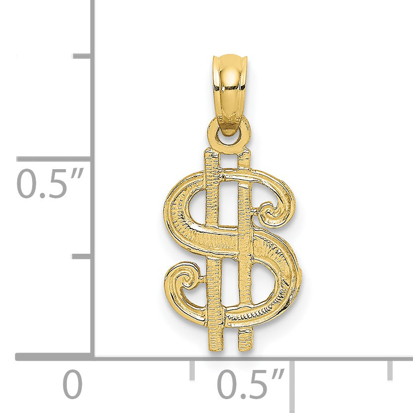 Dije con signo de dólar de 10.000