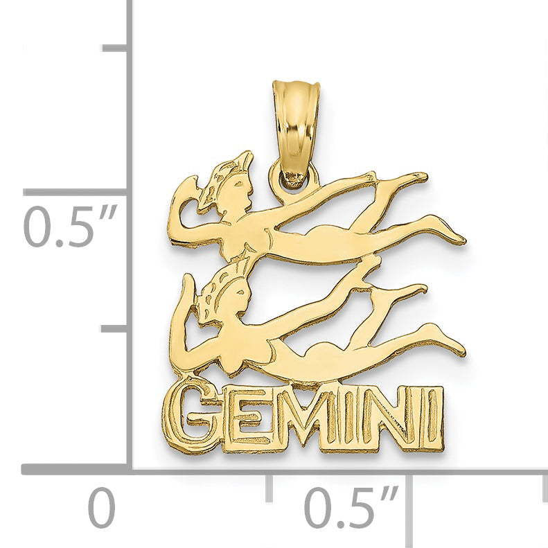 Dije del Zodíaco GÉMINIS de 10K