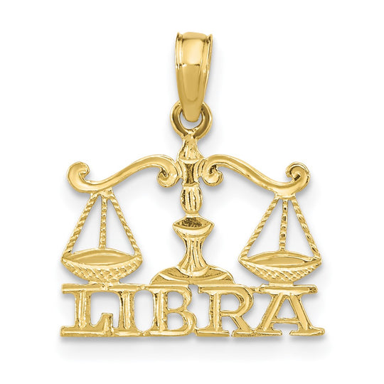 Dije del Zodíaco LIBRA de 10K