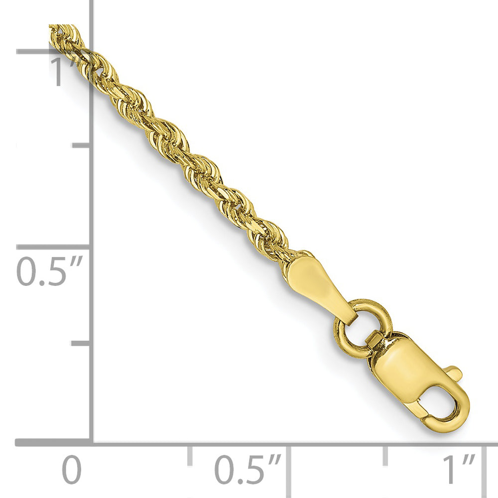 Tobillera de cadena de cuerda cuádruple D/C de 10 k y 2 mm