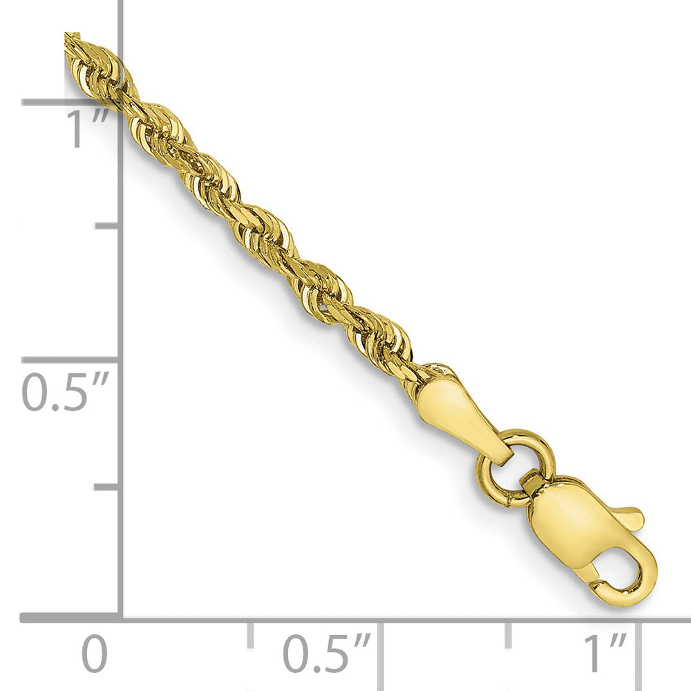 Tobillera de cadena de cuerda cuádruple D/C de 10 k y 2,25 mm