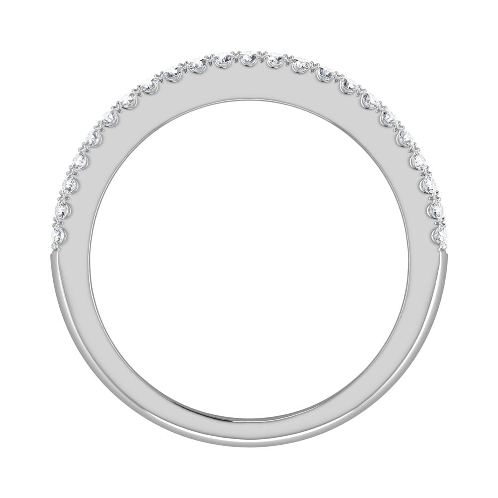 Diamante de 1 qt.Tw. Banda de moda en oro blanco de 14 quilates