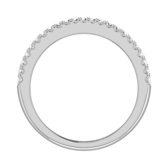 Diamante de 1 qt.Tw. Banda de moda en oro blanco de 14 quilates