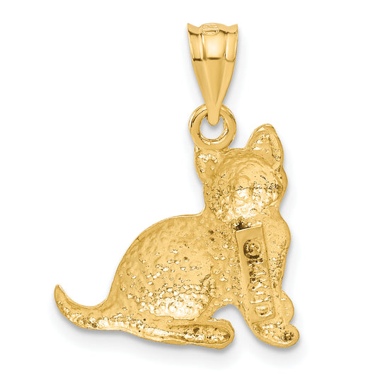 Encanto de gato de 14k