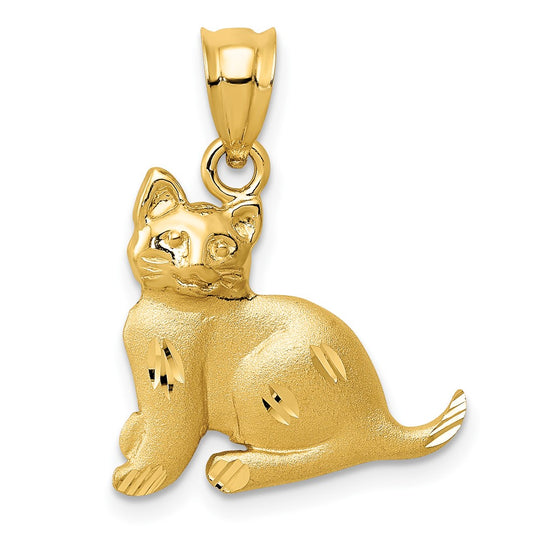 Encanto de gato de 14k