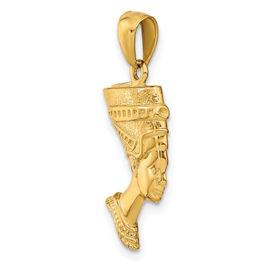 Dije 14K 3-D Nefertiti