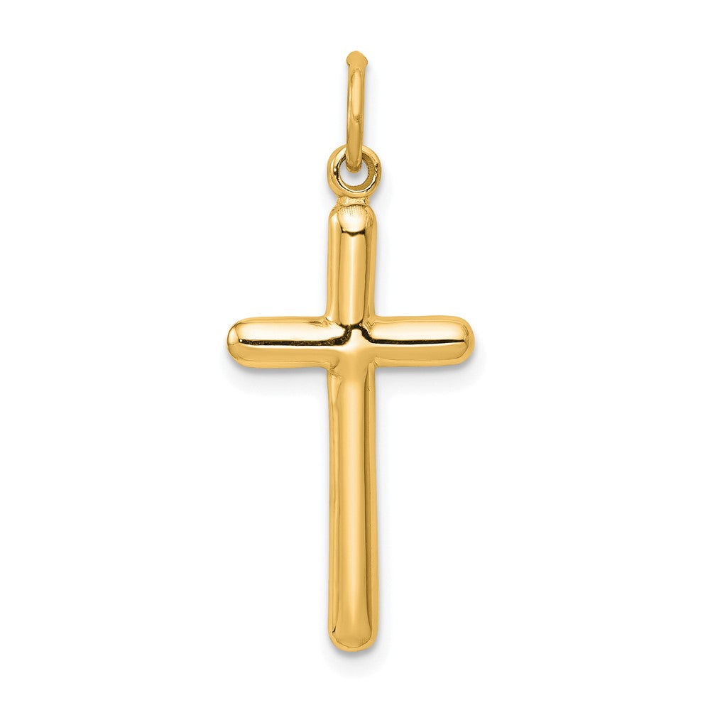 Colgante de cruz de 14 k