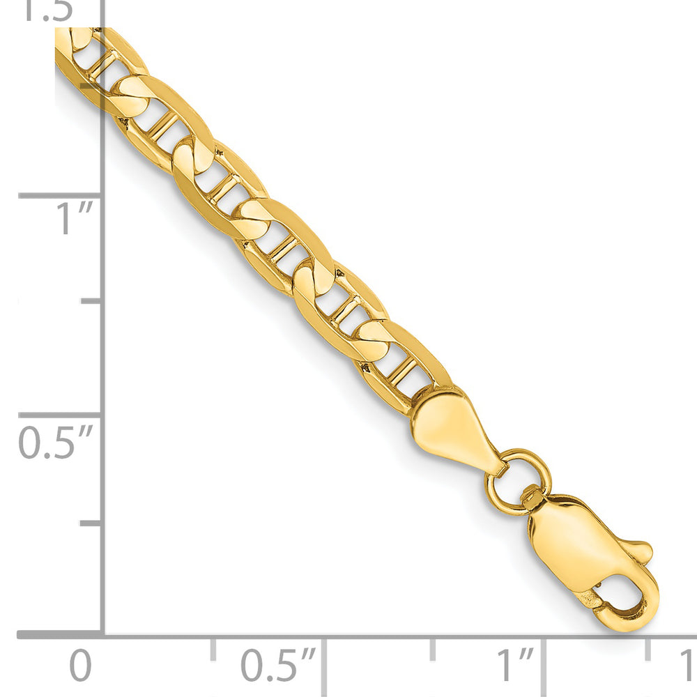 Cadena de ancla cóncava de 14k y 3,75 mm