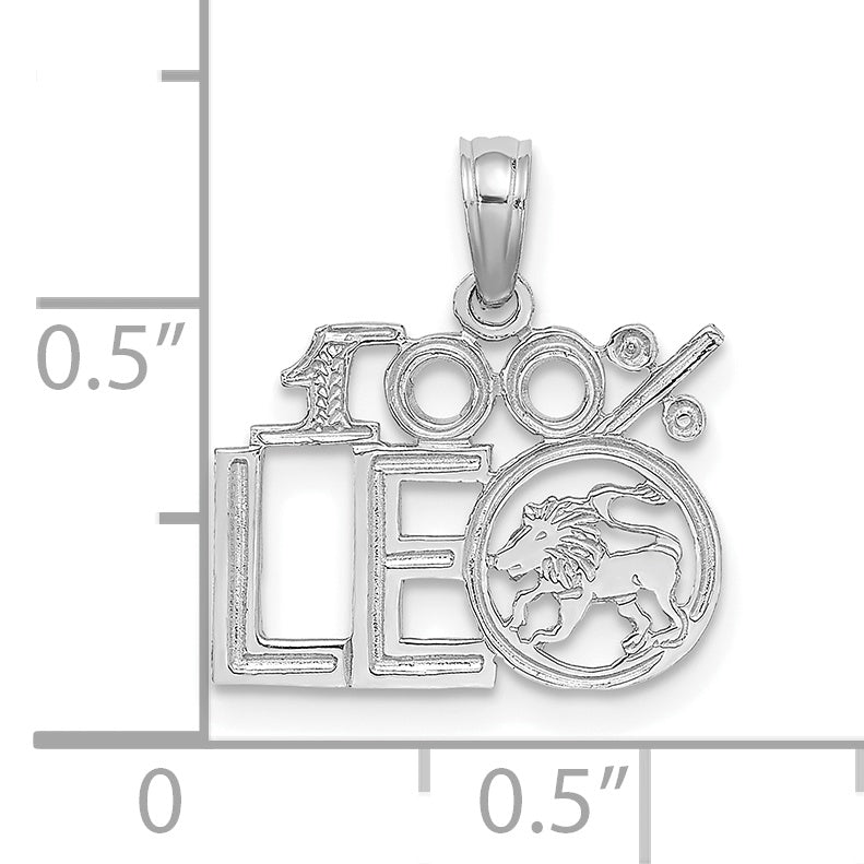 Encanto del Zodíaco LEO 100% WG de 14k