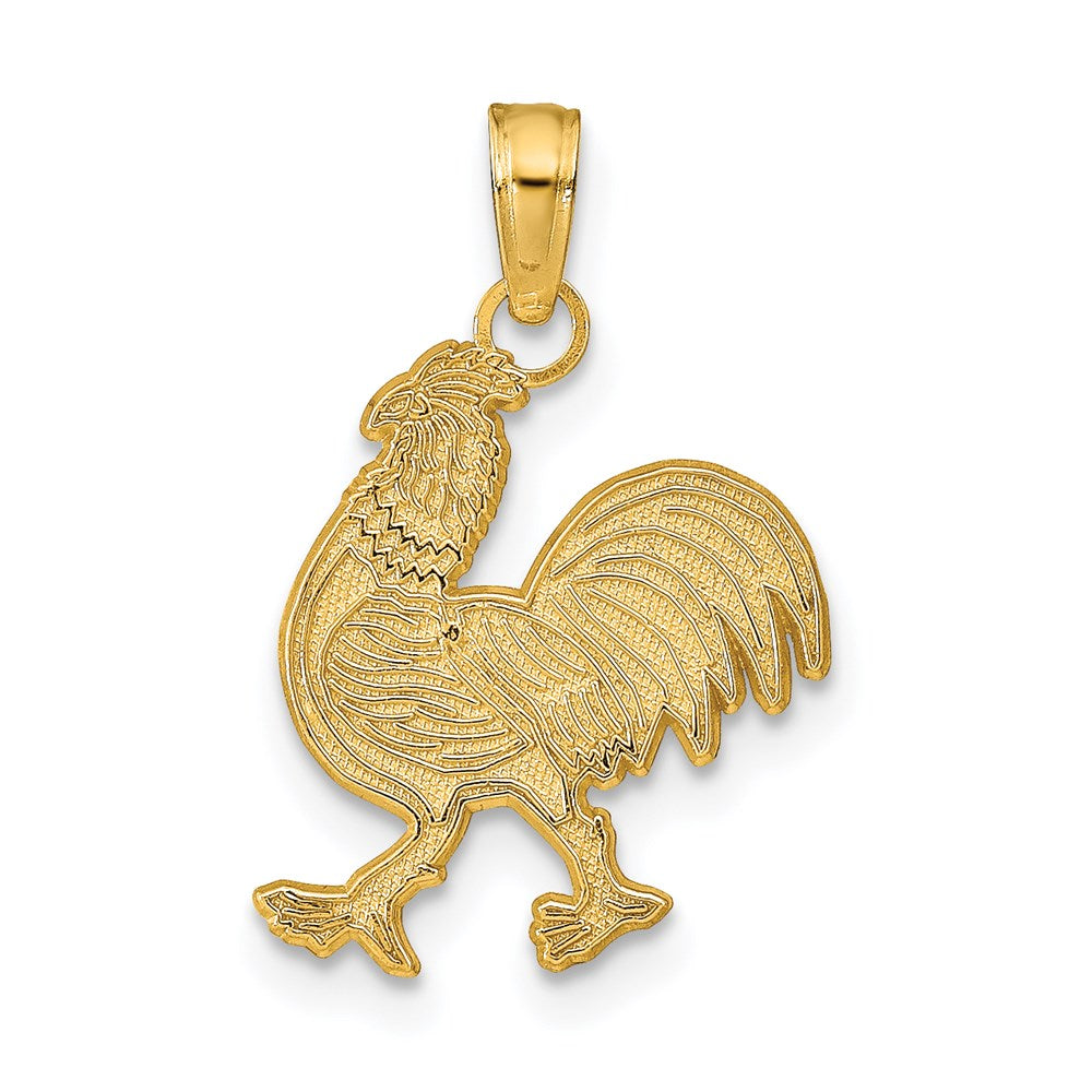 Colgante de Gallo en Oro de 14K