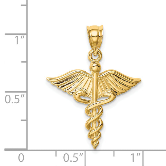 Colgante Médico 3D en Oro Amarillo de 14K