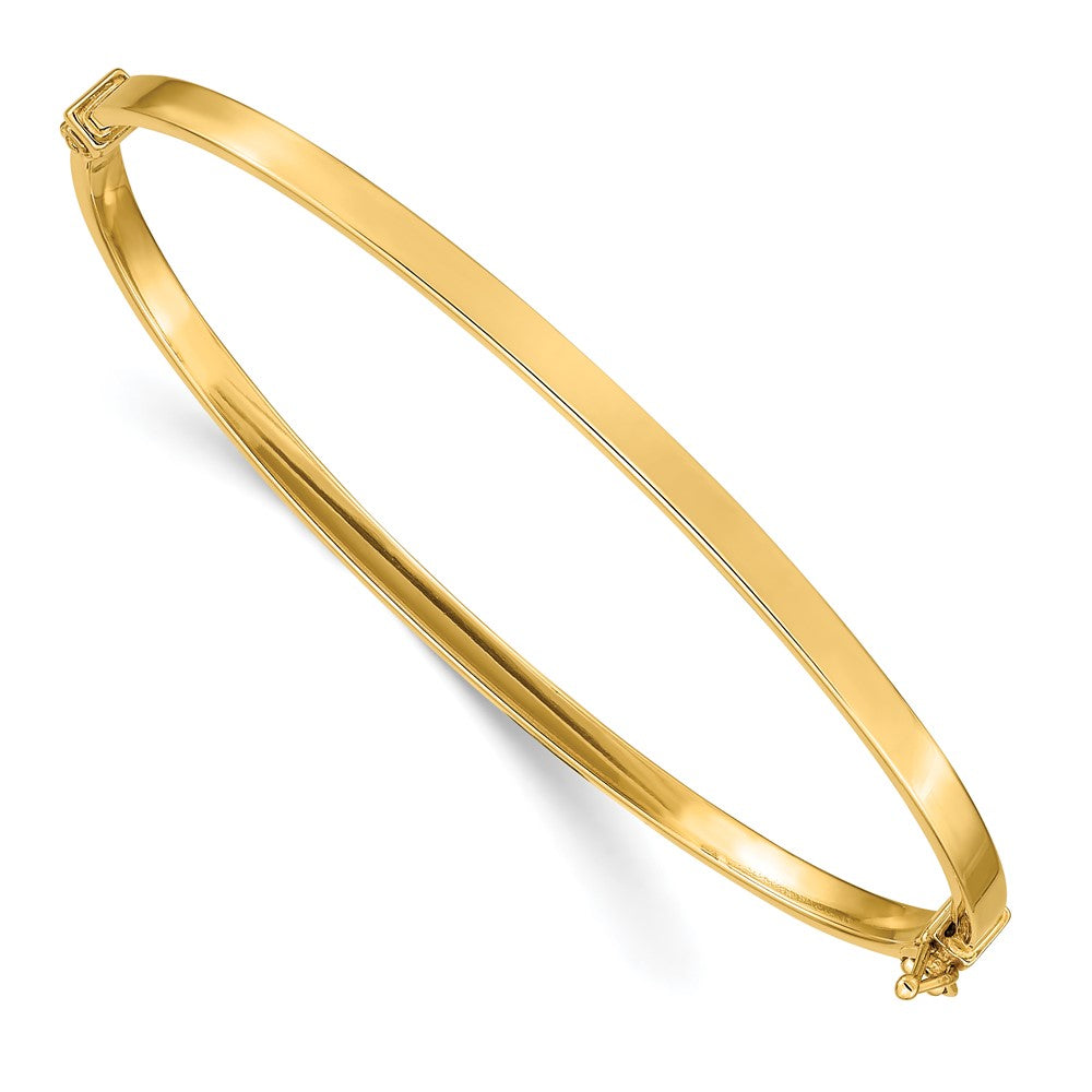 Brazalete tipo brazalete con bisagras pulidas de 14k