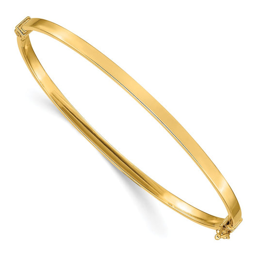 Brazalete tipo brazalete con bisagras pulidas de 14k