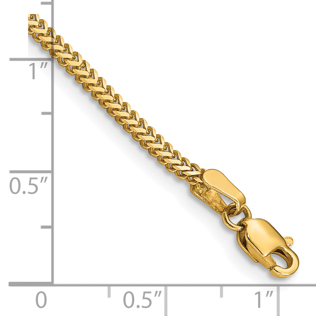 Cadena Franco de 14k y 1,4 mm