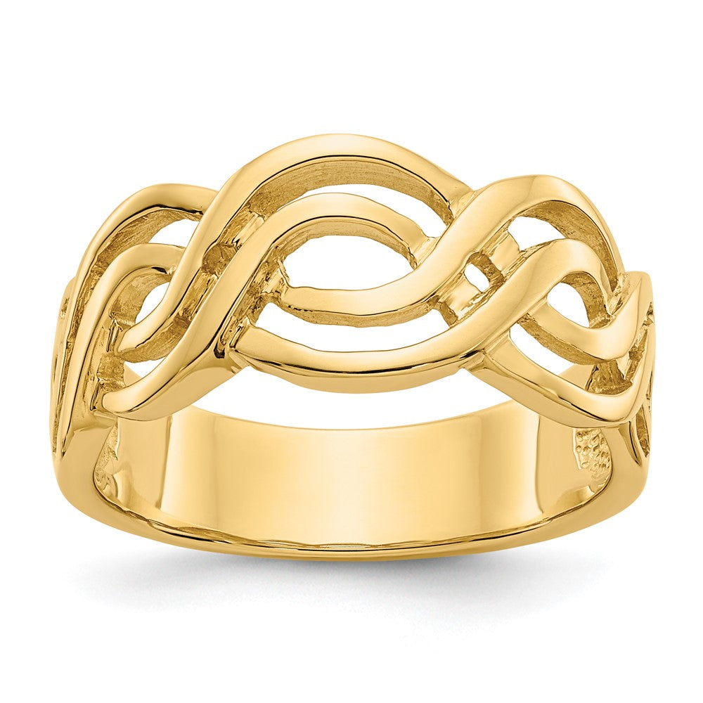 Anillo Infinito en Oro Amarillo de 14k