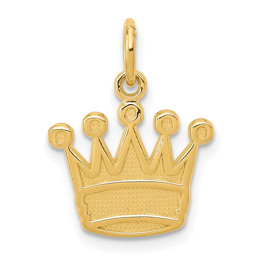 Dije de corona de reyes de 14 k