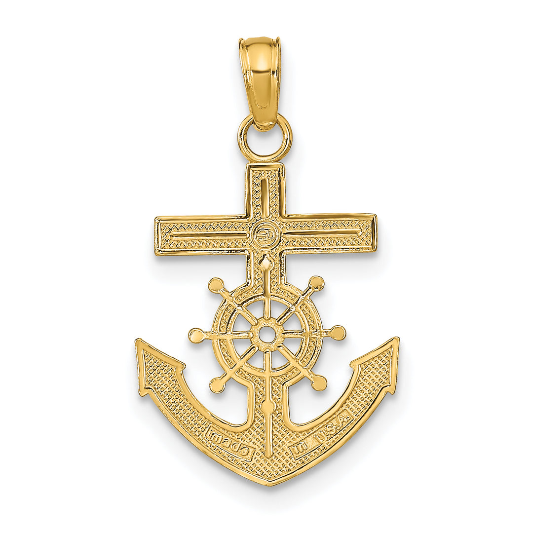 Colgante Cruz del Marinero en Oro de 14k