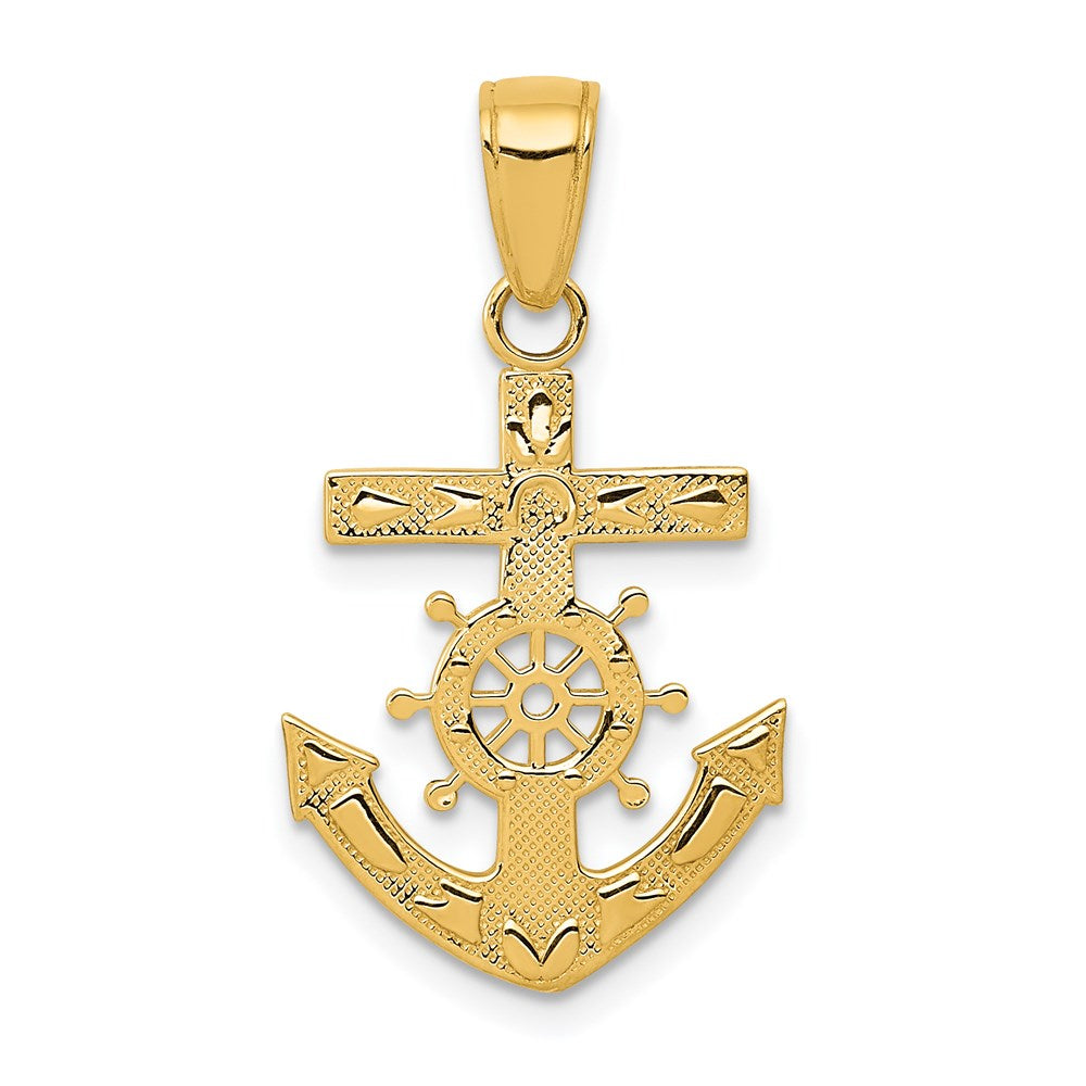 Colgante Cruz del Marinero en Oro de 14k