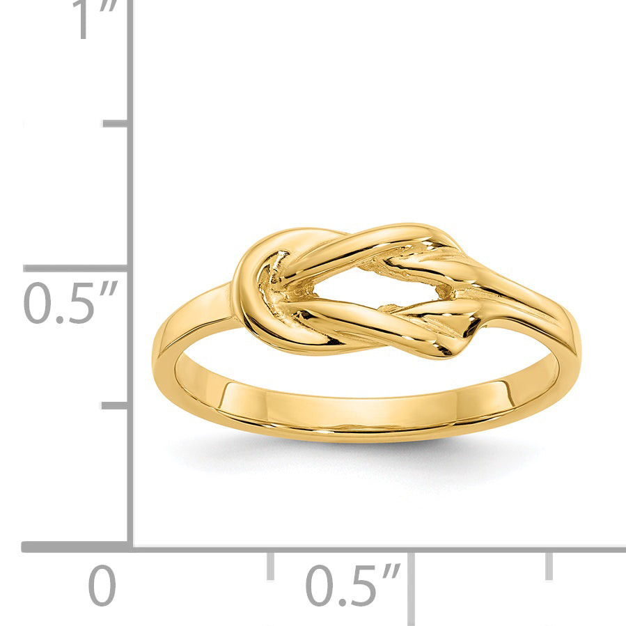 Anillo de Nudo en Forma Libre de 14k