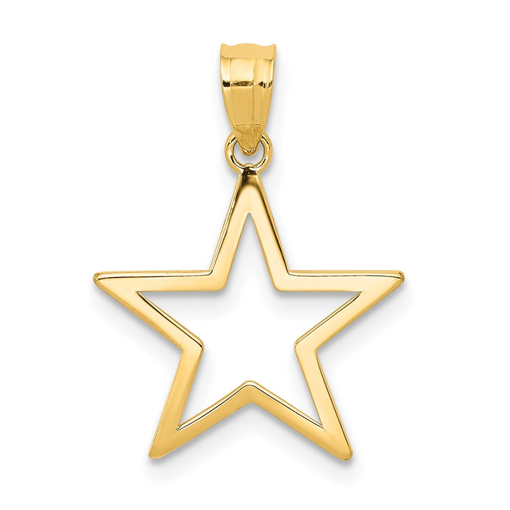 Dije de estrella de 14k