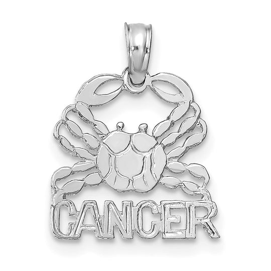 Encanto del Zodíaco de CÁNCER WG de 14k