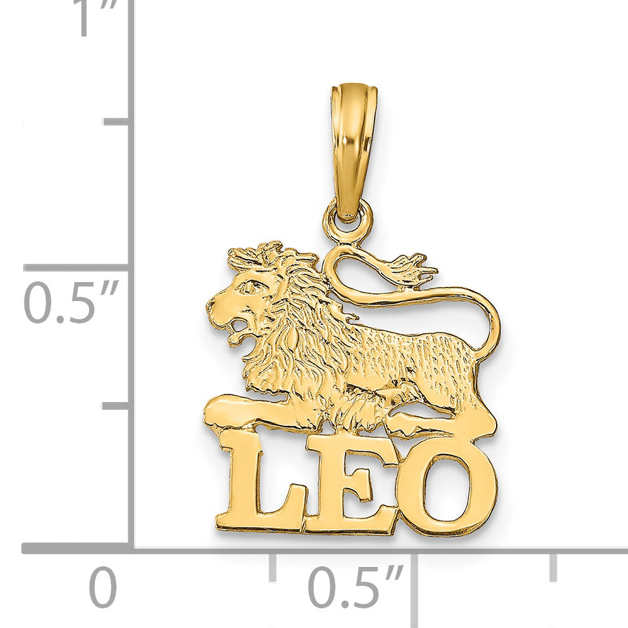 Dije del Zodíaco LEO de 14K