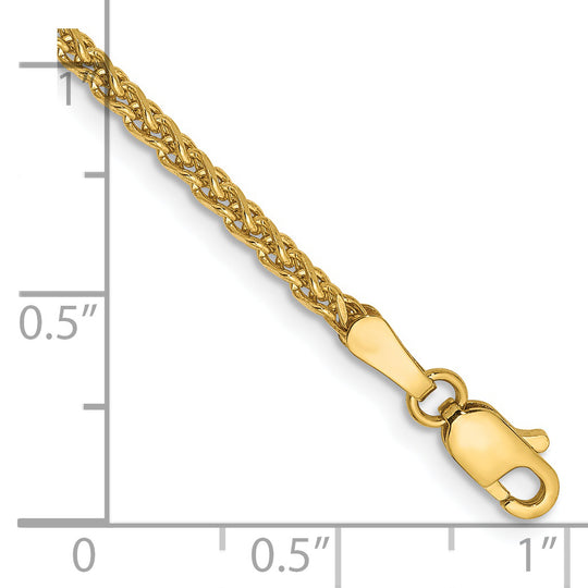 Cadena Spiga D/C de 14k y 2,1 mm