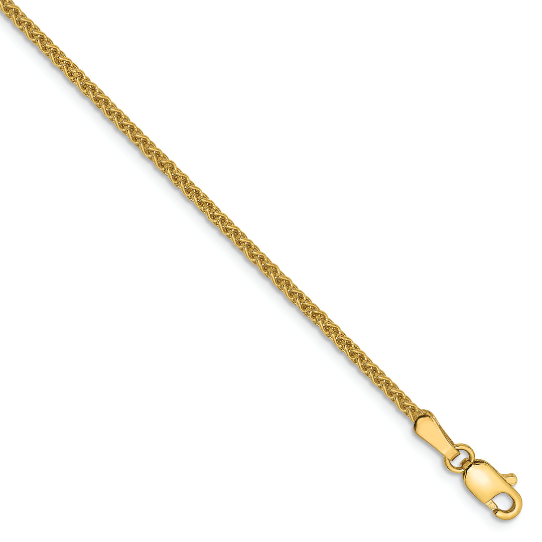 Pulsera 14K Oro Amarillo 7 pulgadas 1.7mm Spiga con Cierre de Langosta