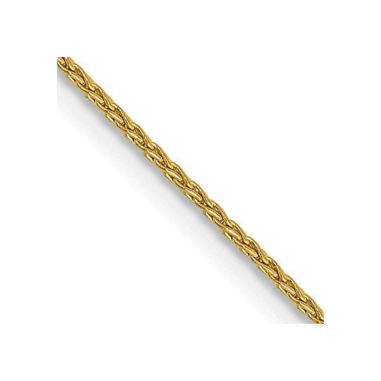 Cadena de trigo parisina de 14k y 1 mm