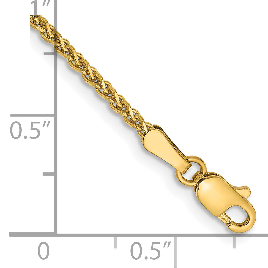 Cadena Spiga D/C de 14k y 1,7 mm