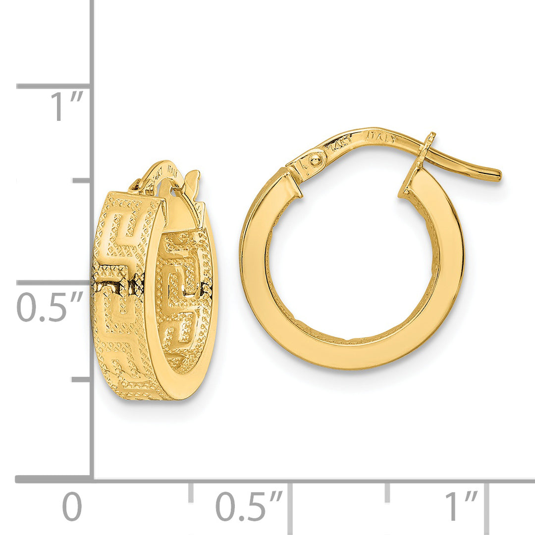 Aretes de Aro Pulidos en Oro de 14k