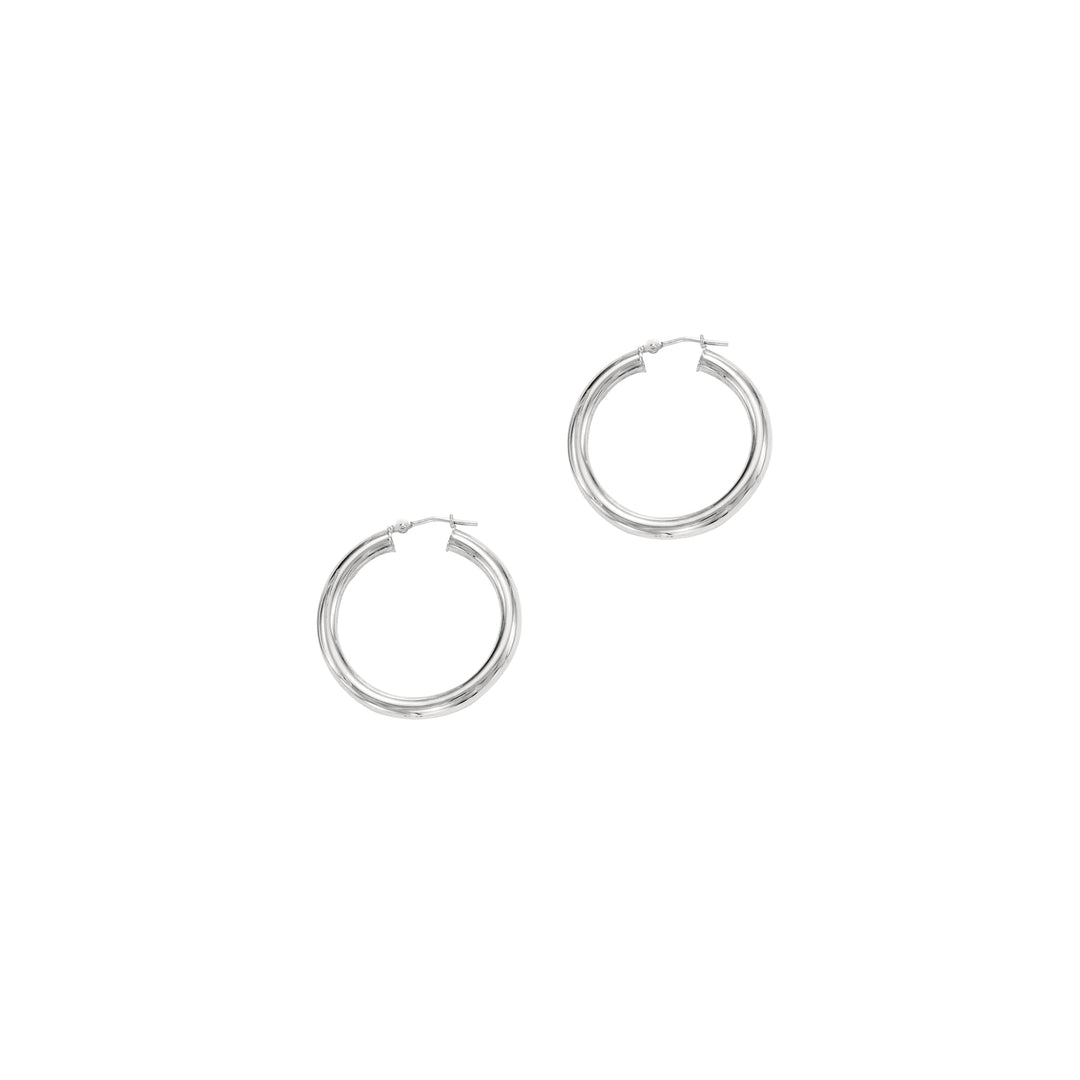 Aros de Oro de 14k de 4x30 mm