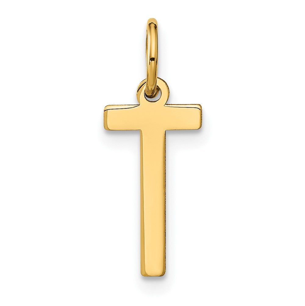 Colgante de Inicial "T" en Oro Amarillo de 14k