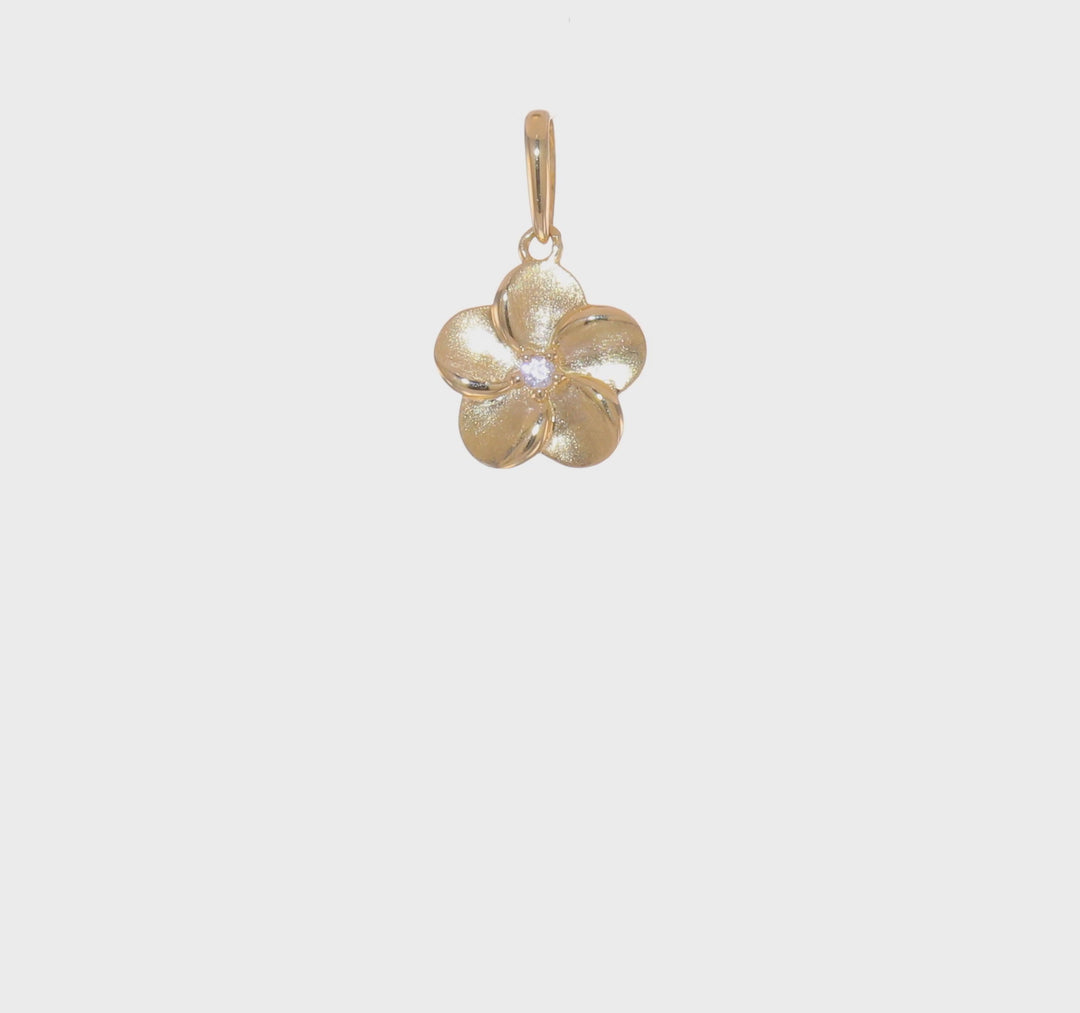 Colgante de Flor 14K