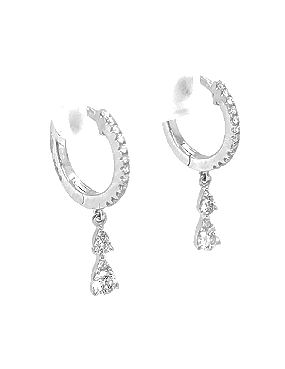 Aretes con Diamante Natural