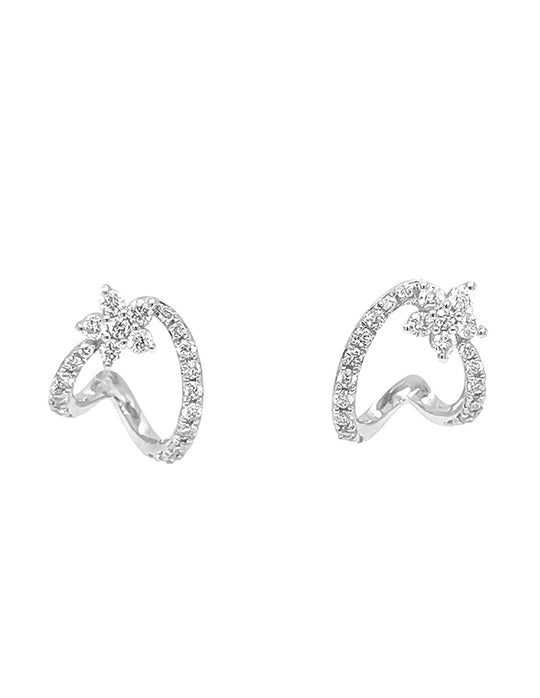 Aretes con Diamante Natural